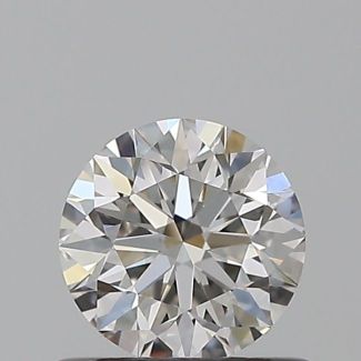 0.55 Carat Round H VS1 EX GIA Natural Diamond