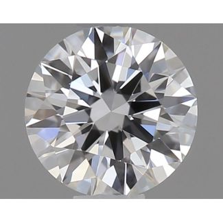 0.27 Carat Round D VVS1 EX GIA Natural Diamond