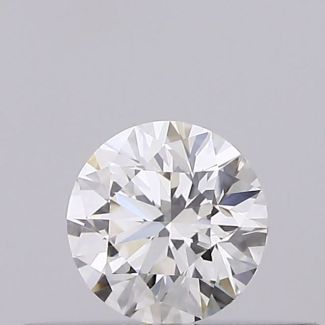 0.18 Carat Round H VS2 EX VG GIA Natural Diamond