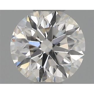 0.32 Carat Round G SI1 EX GIA Natural Diamond