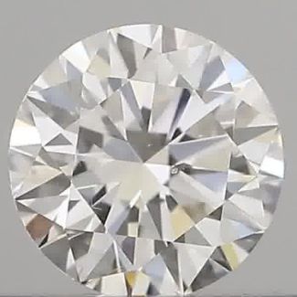 0.40 Carat Round F IF EX GIA Natural Diamond