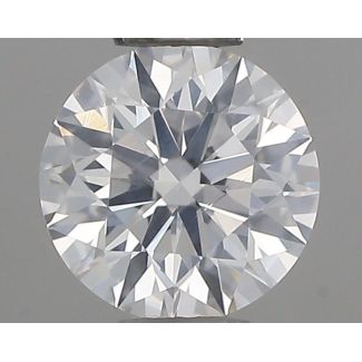 0.33 Carat Round F SI1 VG EX GIA Natural Diamond