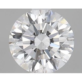 0.91 Carat Round E SI1 EX GIA Natural Diamond