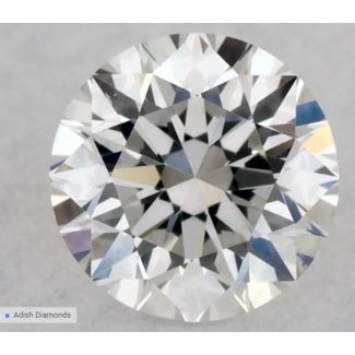 0.30 Carat Round F VS2 EX GIA Natural Diamond