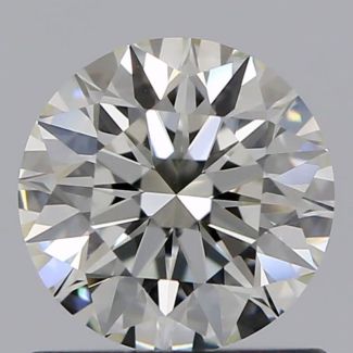 0.80 Carat Round I VS1 EX GIA Natural Diamond