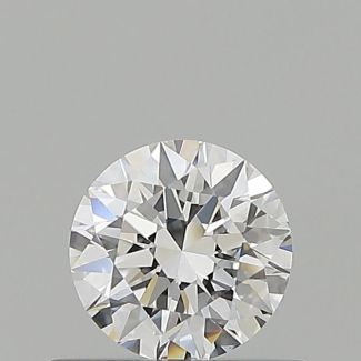 0.5 Carat Round E VVS1 EX GIA Natural Diamond