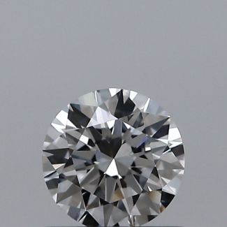 0.54 Carat Round D VVS1 EX GIA Natural Diamond