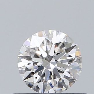 0.4 Carat Round E VVS1 EX GIA Natural Diamond