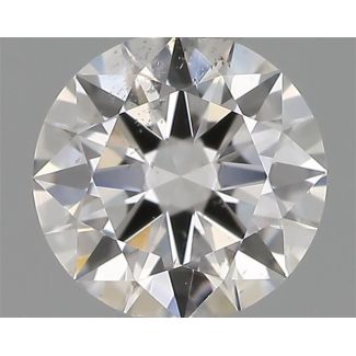 0.36 Carat Round E SI2 EX GIA Natural Diamond