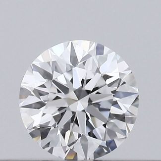 0.18 Carat Round D VVS2 VG EX GIA Natural Diamond