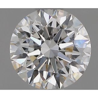 0.81 Carat Round F VVS1 EX GIA Natural Diamond