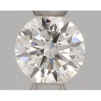 0.30 Carat Round H SI1 EX VG GIA Natural Diamond