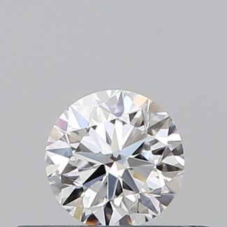 0.3 Carat Round D VVS2 VG EX GIA Natural Diamond