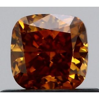 0.53 Carat Cushion Modified Fancy Deep Brown SI2 - VG GIA Natural Diamond