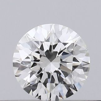 0.23 Carat Round H VS1 EX GIA Natural Diamond