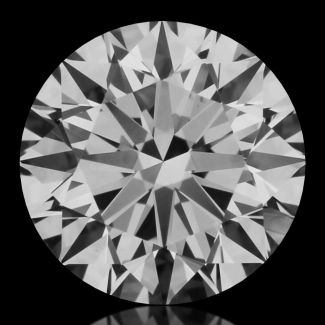 0.46 Carat Round H VVS2 EX GIA Natural Diamond