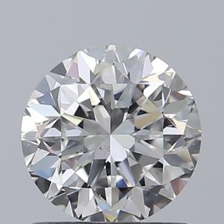 0.91 Carat Round E VS2 EX GIA Natural Diamond