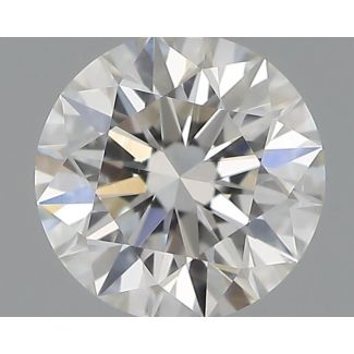 0.32 Carat Round F VS2 EX VG GIA Natural Diamond