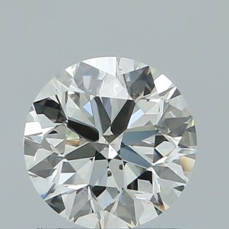 1.00 Carat Round K SI1 EX GIA Natural Diamond