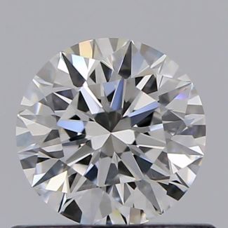 0.57 Carat Round E VVS1 EX GIA Natural Diamond