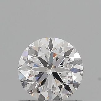 0.6 Carat Round E VVS1 VG EX GIA Natural Diamond