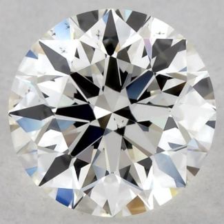 0.54 Carat Round H VS2 EX GIA Natural Diamond