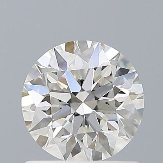 0.81 Carat Round H VVS1 EX GIA Natural Diamond