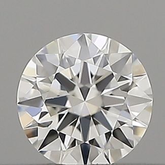 0.18 Carat Round E VVS2 EX GIA Natural Diamond