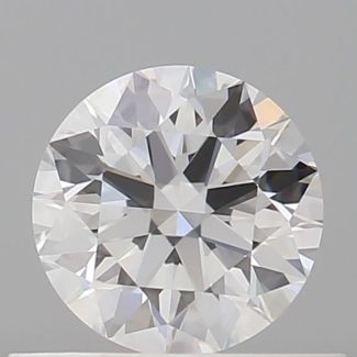 0.52 Carat Round D VVS1 EX GIA Natural Diamond