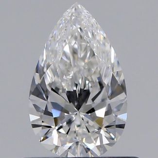 0.55 Carat Pear E VVS2 - VG GIA Natural Diamond