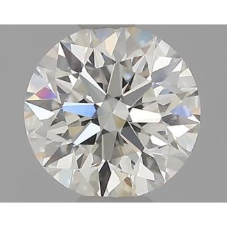 0.5 Carat Round H VVS2 EX GIA Natural Diamond