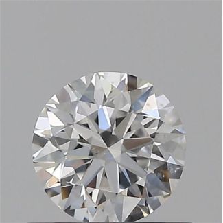 0.46 Carat Round E VS2 EX GIA Natural Diamond