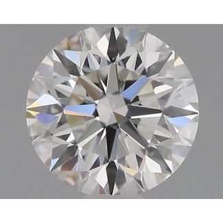 0.63 Carat Round F VS1 EX GIA Natural Diamond