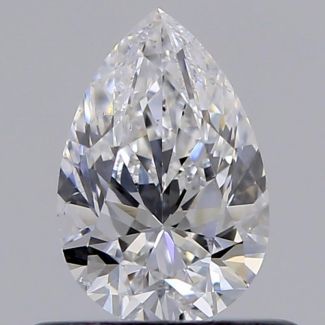 0.50 Carat Pear D SI1 - VG GIA Natural Diamond