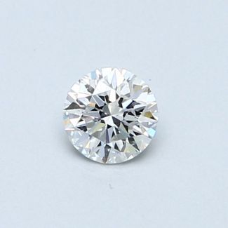 0.33 Carat Round E SI1 VG EX GIA Natural Diamond