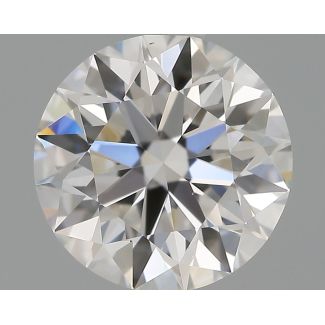 0.75 Carat Round F VS1 EX GIA Natural Diamond