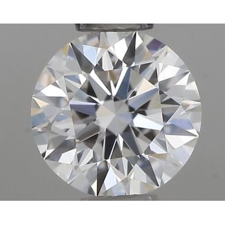 0.36 Carat Round F VVS1 EX GIA Natural Diamond