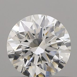 0.5 Carat Round F VVS1 EX GIA Natural Diamond