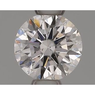 0.40 Carat Round E SI1 EX GIA Natural Diamond