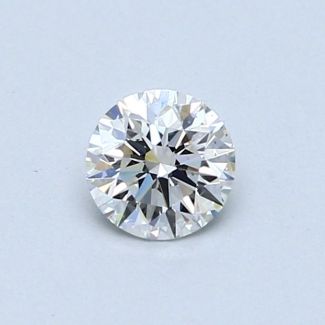 0.45 Carat Round F SI1 VG EX GIA Natural Diamond