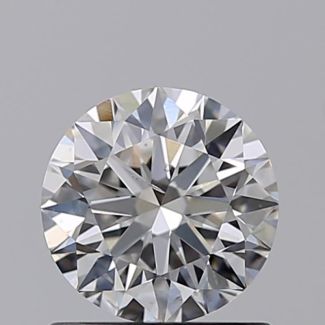 0.80 Carat Round E SI1 EX GIA Natural Diamond