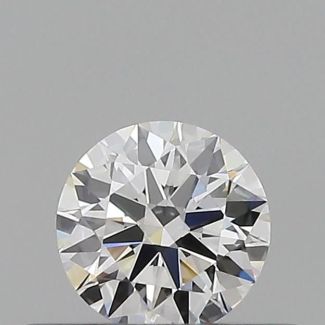 0.25 Carat Round H IF EX GIA Natural Diamond