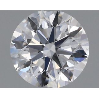 0.5 Carat Round F VS2 EX GIA Natural Diamond