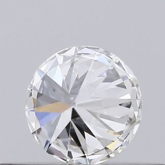 0.19 Carat Round F SI1 EX GIA Natural Diamond