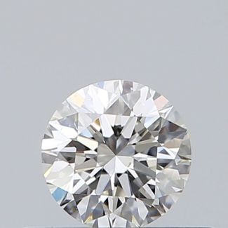 0.31 Carat Round H VS2 EX VG GIA Natural Diamond