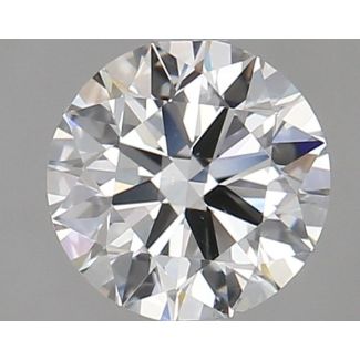 0.9 Carat Round F SI1 EX GIA Natural Diamond