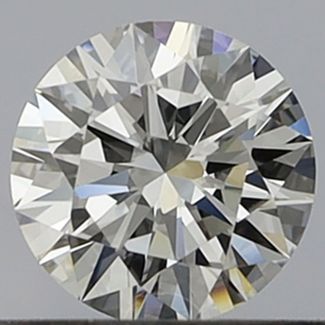 0.4 Carat Round E VVS2 EX GIA Natural Diamond