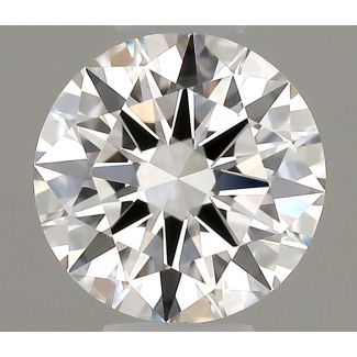 0.51 Carat Round E VVS1 EX GIA Natural Diamond