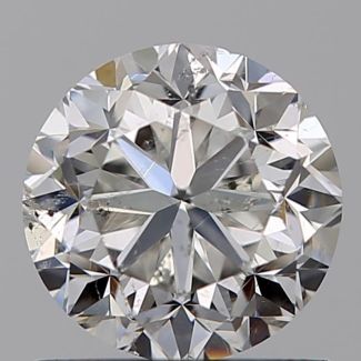 1.00 Carat Round F SI2 VG GIA Natural Diamond