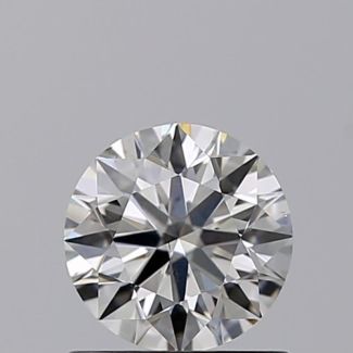 0.70 Carat Round I SI1 EX GIA Natural Diamond